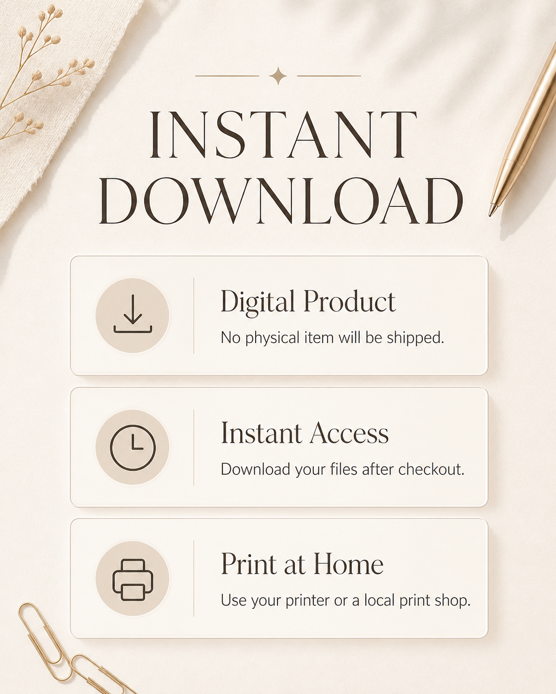 Instant download of money guide