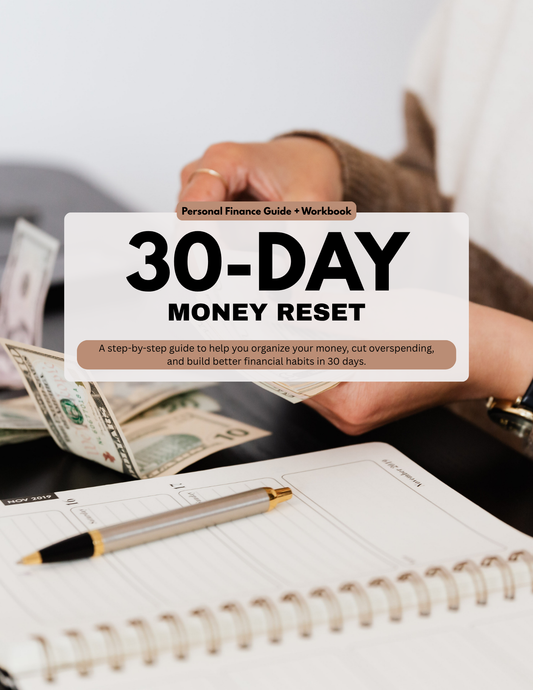 30-Day Money Reset Guide & Workbook