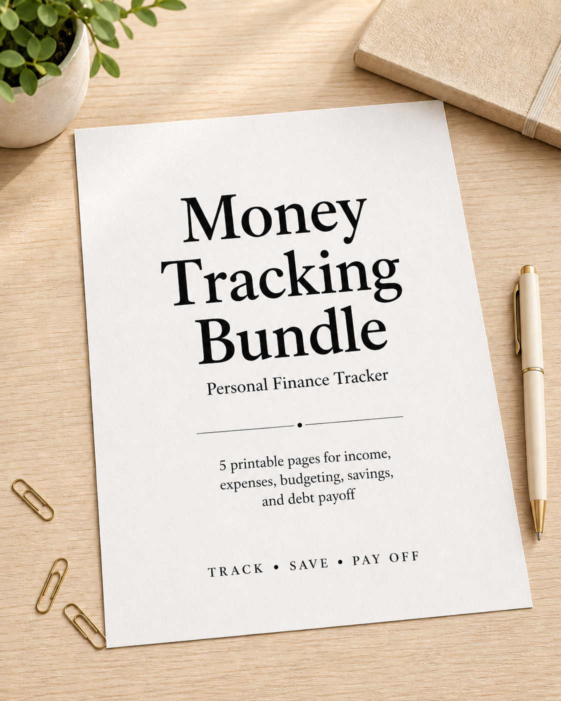 Bundle for money tracking