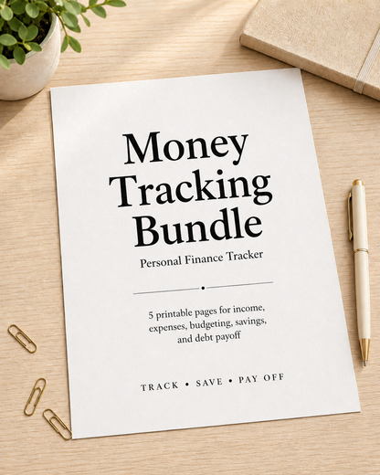 Bundle for money tracking