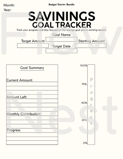 Printable Budget Starter Bundle