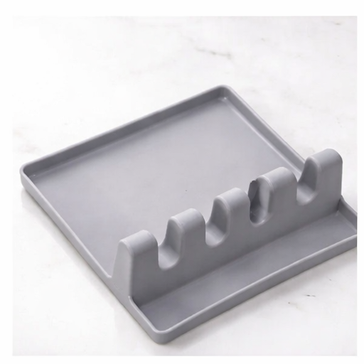 Multifunction Spatula & Spoon Rest Rack – Drip-Free Counter Storage